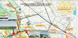 UN NOU POD PESTE SIRET – Investitie de peste 112 milioane lei pentru constructia podului rutier si a unui pasaj peste calea ferata in judetul Galati