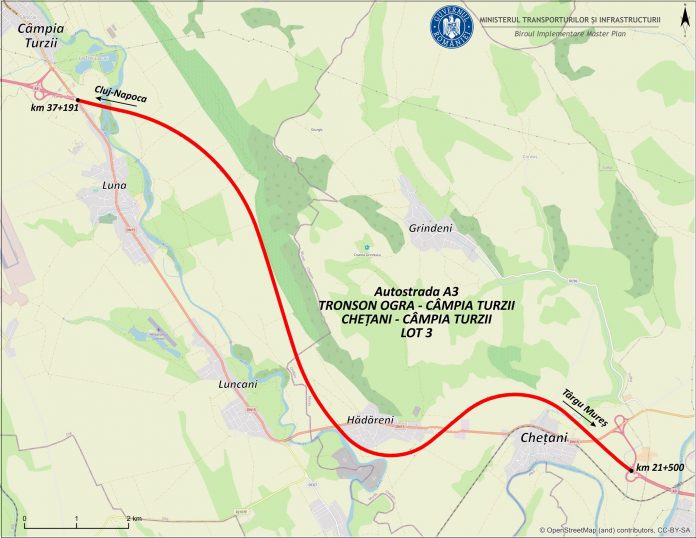 LICITATIA PENTRU A3 CHETANI-CAMPIA TURZII - Proiect problematic deblocat