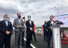 PASAJUL MOGOSOAIA, FINALIZAT CU FAST – Proiectul de 33 milioane lei a fost inaugurat in prezenta premierului Citu si a altor oficiali. Darea in trafic a avut loc cu 6 luni inaintea termenului prevazut in contract