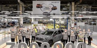 7 MILIOANE DE VEHICULE DACIA PRODUSE LA MIOVENI – Dacia inseamna 3% din economia Romaniei