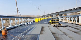 CONTINUA LUCRARILE DE REABILITARE LA PODURILE PESTE DUNARE – Antreprenorul la Podul peste bratul Borcea, fortat sa scurteze la maximum perioada executie
