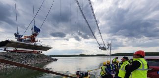 PODUL FABULOS DE LA BRAILA PRINDE ARIPI – Se monteaza tablierul. Este cel mai mare pod din Romania si al treilea din Europa