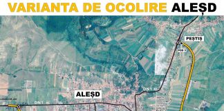 PRIMUL KILOMETRU DE ASFALT PE CENTURA ALESD – Centura ar urma sa fie data in trafic in toamna anului viitor