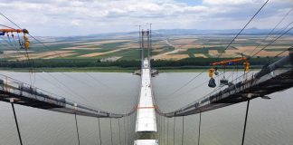 PROBLEME CU PODUL DE PESTE DUNARE DE LA BRAILA – Scriosteanu, In vizita neanuntata pe santier. CNAIR, prezenta zilnic la control