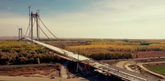GHINION PENTRU PODUL SUSPENDAT PESTE DUNARE DE LA BRAILA – Constructorul italian este in continuare in intarziere