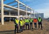 VIZITA-CONTROL PE NOUL TERMINAL AL AEROPORTULUI DIN IASI – Lucrarile al doilea cel mai mare terminal din tara sunt la 10% si vor fi gata in acest an