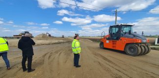 VIZITA LA SANTIERUL CENTURII BUCURESTI A0 SUD – Antreprenorul a construit o treime din lotul 3 al autostrazii de sud a Capitalei, dar este in intarziere