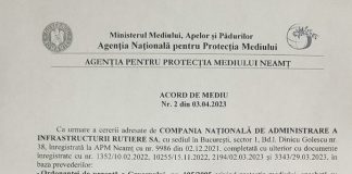 PASI IMPORTANTI PENTRU AUTOSTRADA UNIRII – A fost emis acordul de mediu pentru sectiunea 2 Miercurea Nirajului- Leghin