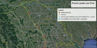 O SINGURA OFERTA PENTRU PODURILE PESTE PRUT – Proiectarea podurilor costa 4,5 milioane lei fara TVA