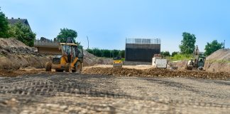 STADIUL LUCRARILOR LA CENTURA SANMARTIN – In august, Erbasu toarna primul strat de asfalt. Lucrarile costa 177 milioane lei