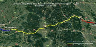 AUTOSTRADA UNIRII A8 – CNAIR a avizat indicatorii pentru secțiunea 2 Miercurea Nirajului-Leghin. Drumul va costa 31,56 miliarde lei fara TVA