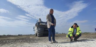 AUTOSTRADA MOLDOVA A7 PLOIESTI-BUZAU – Se toarna asfalt pe lotul 1 intre Dumbrava si Mizil