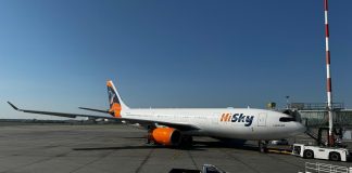 PREMIERA IN TRANSPORTURILE ROMANESTI – Un avion al companiei aeriene HiSky a inceput zborurile directe spre SUA, dupa 20 de ani