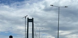 PODUL DE LA BRAILA – Pe 8 octombrie se asterne primul strat de mixtura bituminoasa