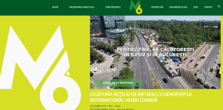 MAGISTRALA M6 ARE SITE – METROREX a lansat pagina web www.magistrala6.ro. Directorul general Metrorex, Mariana Miclaus: „Magistrala 6 se construieste sub ochii oamenilor”