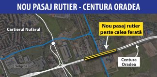 PASAJ SUPRATERAN DE 64 MILIOANE LEI – Un nou pasaj rutier va fi construit pe Centura Oradea