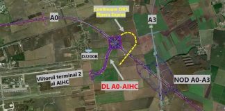 DRUM NOU SPRE AEROPORTUL HENRI COANDA – Ministerul Transporturilor propune o ruta noua spre aeroport, prin comuna Tunari. Drumul va avea o lungime de 2,55 km, este localizat intre A0 si Aeroportul Henri Coanda si prevede o investitie de 110 milioane euro