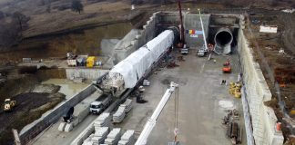 PATRU TBM-URI LA CALEA FERATA APATA-CATA – AKTOR a inceput forajul la al 4-lea tunel pe sectiunea Apata-Cata a tronsonului de cale ferata Brasov-Sighisoara