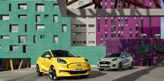 FORD PUMA GEN-E – Ford a prezentat in premiera mondiala, la Craiova, versiunea electrica a Ford Puma: Puma Gen-E. Noul Ford poate fi comandat prin Programul Rabla Plus