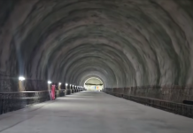 PROGRES PE SECTIUNEA DE AUTOSTRADA A1 MARGINA-HOLDEA – A fost realizata strapungerea unei noi galerii a ansamblului de tuneluri