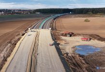 EVOLUTIE PE SANTIERUL AUTOSTRAZII BUCURESTIULUI – Lucrarile pe anumite sectoare sunt in avans fata de graficul contractat