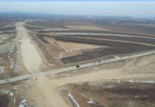 IMAGINI AERIENE DE PE SANTIERUL AUTOSTRAZII A7 BACAU – PASCANI – Lucrarile care se fac