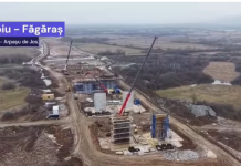 SE AVANSEAZA PE A13 – 400 de muncitori si peste 150 de utilaje pe Tronsonul 2 al autostrazii Sibiu – Fagaras