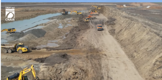 IMAGINI NOI DE PE SANTIERUL AUTOSTRAZII A7 FOCSANI – BACAU – Stadiul fizic de executie pe Lotul 3 Racaciuni – Bacau a ajuns la peste 70%