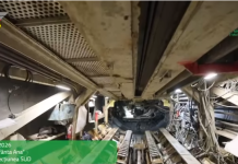 PROGRESE PE MAGISTRALA A6 METROU – Scutul de forare “Sfanta Ana” a strapuns peretele viitoarei statii de metrou Gara Baneasa