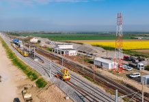 MODERNIZARI PE CALEA FERATA – Circulatia a fost deschisa pe un nou tronson din cadrul lotului 2 Lugoj -Timisoara Est