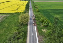 SE AVANSEAZA PE DN 59B – Stadiul lucrarilor de consolidare