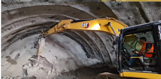 STRAPUNGERE PE AUTOSTRADA SIBIU-PITESTI – Tunelul de la Robesti a fost gaurit