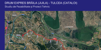 STUDIU DE FEZABILITATE PENTRU DRUMUL EXPRES BRAILA-TULCEA – S-a anuntat valoarea contractului