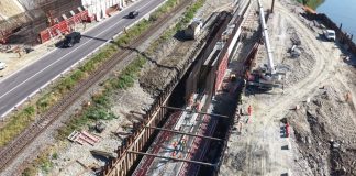 IMAGINI NOI DE PE A1 – Se construieste unul dintre cele mai mari ecoducte din tara