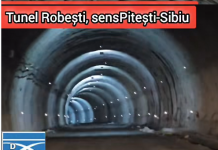 TUNELUL ROBESTI DE PE AUTOSTRADA SIBIU-PITESTI A FOST STRAPUNS – Poate fi parcurs de la un capat la celalalt