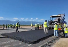 Asfaltare experimentala pe Tronsonul 3 al Autostrazii Sibiu-Fagaras (Video)