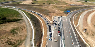 Au fost dați în circulație încă 12 km de pe Autostrada Transilvania (Video)