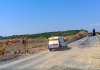 A7: au început lucrările de racordare a Variantei Ocolitoare Bacău cu noile tronsoane ale Autostrăzii Moldovei (Galerie video)