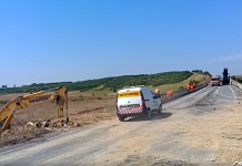A7: au început lucrările de racordare a Variantei Ocolitoare Bacău cu noile tronsoane ale Autostrăzii Moldovei (Galerie video)