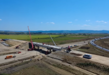 Provocările constructorului pe lotul I Săucești-Trifești, al Autostrăzii A7 Bacău-Pașcani (Video)