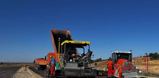Lucrările din afara tunelurilor de pe șantierul sectorului A1 Margina-Holdea au intrat într-o nouă etapă