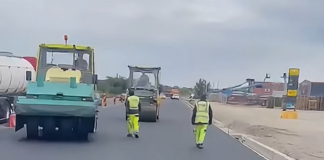Imagini cu lucrările de lărgire la patru bezni a Centurii București între DN2 și A2 (Video)