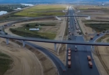 Video: se lucrează intens la conexiunile dintre Autostrada A7 și Varianta Ocolitoare Bacău