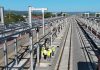 Inspecție pe șantier. Directorul CFR SA a verificat stadiul lucrărilor pe cele patru loturi ale proiectului „Electrificarea și reabilitarea liniei de cale ferată Cluj-Napoca – Oradea – Episcopia Bihor