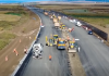 Stadiul lucrărilor pe lotul 3 al secțiunii A7 Bacău – Pașcani, între Mircești și municipiul Pașcani