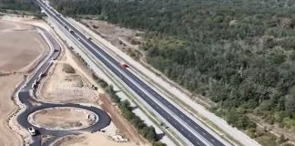 Drumul de legătură dintre Cernica și Autostrada A2 a ajuns la 60%
