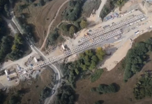 Video: Lansarea tablierului metalic la Viaductul 23, pe A1 Sibiu–Pitești