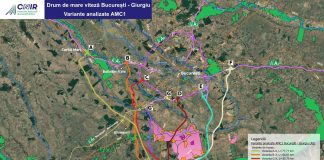 Autostrada București-Giurgiu: șapte variante de traseu