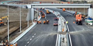 Autostrada Bacău-Pașcani A7: lotul 1, finalizat în proporție de 70%