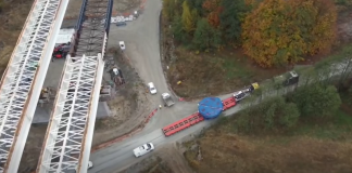Cârtița de forare a ajuns pe șantierul Autostrăzii Sibiu-Pitești. Utilajul va lucra pe Secțiunea 3 Cornetu – Tigveni